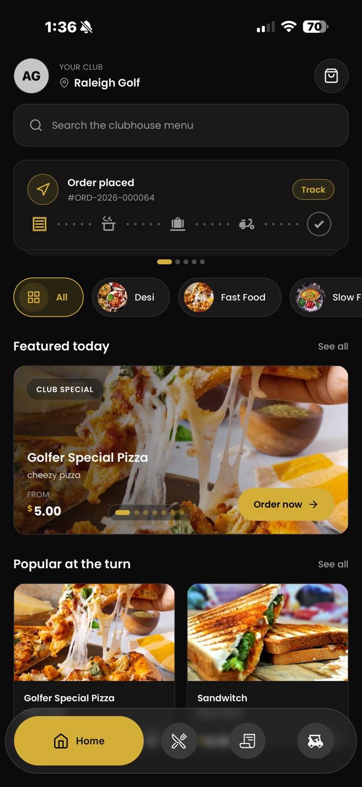 PARAGON app — Track your order